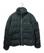 AVIREXアヴィレックス）の古着「ミリタリーダウンジャケット」｜ブラック