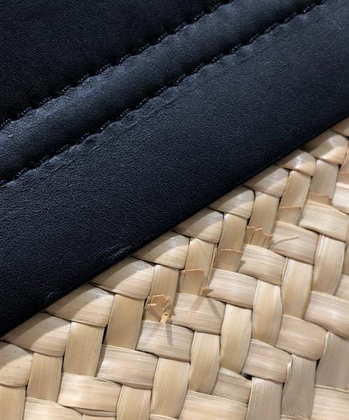 HEREU（ヘリュー）HEREU (ヘリュー) CABAS-ハンドバッグ ブラック×ベージュの古着・服飾アイテム