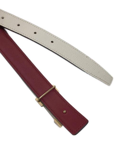 HERMES（エルメス）HERMES (エルメス) Ｈベルト-ミニコンスタンス ゴールド×アイボリーの古着・服飾アイテム