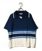 Cabaret Povalキャバレーポバール）の古着「Stripe Skipper」｜ホワイト×ブルー