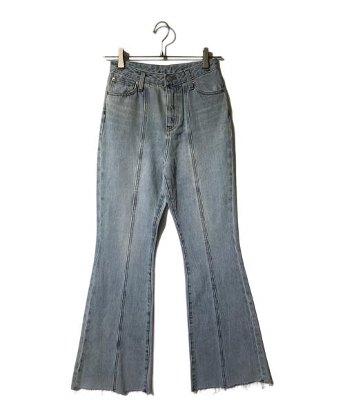 anuans（アニュアンス）anuans (アニュアンス) センターシームセミフレアデニム ブルー サイズ:1の古着・服飾アイテム