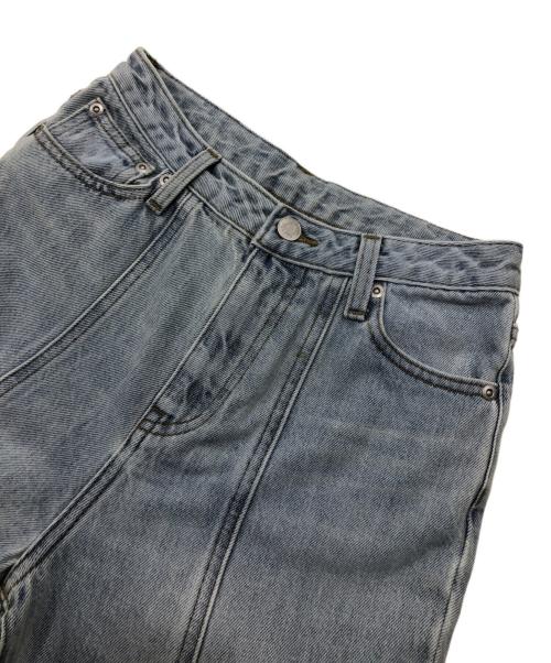 anuans（アニュアンス）anuans (アニュアンス) センターシームセミフレアデニム ブルー サイズ:1の古着・服飾アイテム