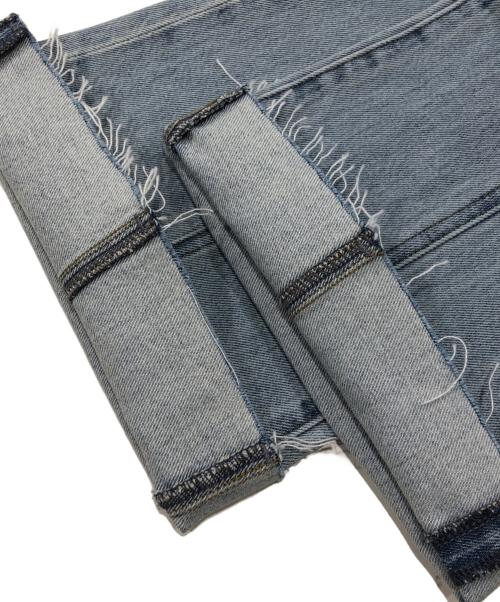 anuans（アニュアンス）anuans (アニュアンス) センターシームセミフレアデニム ブルー サイズ:1の古着・服飾アイテム