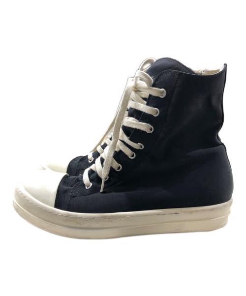 DRKSHDW（ダークシャドウ）DRKSHDW (ダークシャドウ) ramones/ラモーンズ-レザーハイカットシューズ ブラック サイズ:40　1/2 Uの古着・服飾アイテム