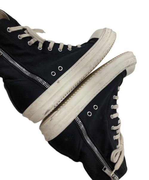 DRKSHDW（ダークシャドウ）DRKSHDW (ダークシャドウ) ramones/ラモーンズ-レザーハイカットシューズ ブラック サイズ:40　1/2 Uの古着・服飾アイテム