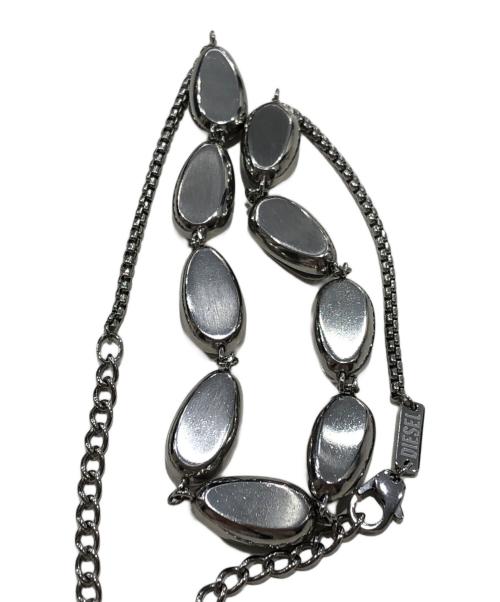 DIESEL（ディーゼル）DIESEL (ディーゼル) チェーンネックレス シルバーの古着・服飾アイテム