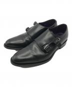 REGALリーガル）の古着「ダブルモンクストラップシューズ」｜ブラック