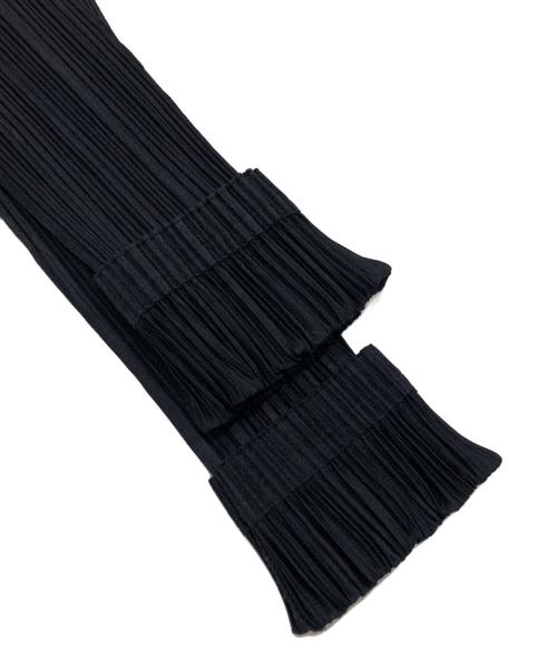 PLEATS PLEASE（プリーツプリーズ）PLEATS PLEASE (プリーツプリーズ) ジッププリーツワンピース ブラック サイズ:3の古着・服飾アイテム