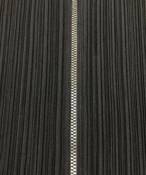 PLEATS PLEASE（プリーツプリーズ）PLEATS PLEASE (プリーツプリーズ) ジッププリーツワンピース ブラック サイズ:3の古着・服飾アイテム