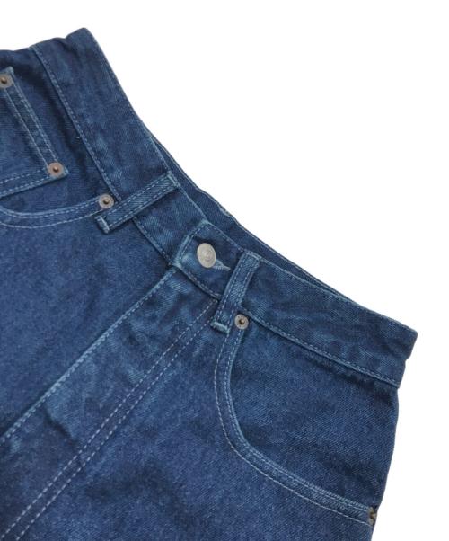 MM6 Maison Margiela（エムエムシックスメゾンマルジェラ）MM6 Maison Margiela (エムエムシックスメゾンマルジェラ) ワイドデニムパンツ ブルー サイズ:38の古着・服飾アイテム