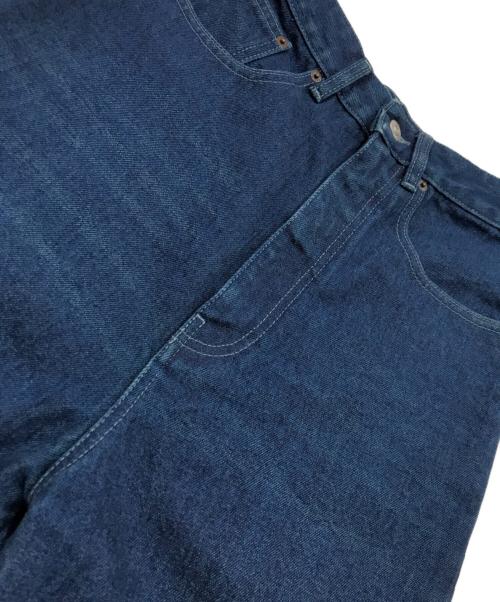 MM6 Maison Margiela（エムエムシックスメゾンマルジェラ）MM6 Maison Margiela (エムエムシックスメゾンマルジェラ) ワイドデニムパンツ ブルー サイズ:38の古着・服飾アイテム