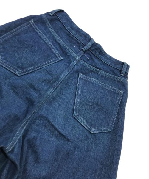 MM6 Maison Margiela（エムエムシックスメゾンマルジェラ）MM6 Maison Margiela (エムエムシックスメゾンマルジェラ) ワイドデニムパンツ ブルー サイズ:38の古着・服飾アイテム