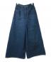 MM6 Maison Margiela（エムエムシックスメゾンマルジェラ）の古着「ワイドデニムパンツ」｜ブルー