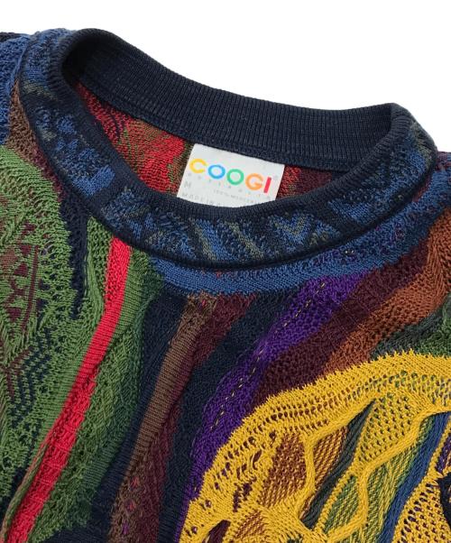 Coogi（クージー）Coogi (クージー) 3Ｄニット マルチカラー サイズ:Mの古着・服飾アイテム