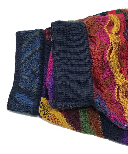 Coogi（クージー）Coogi (クージー) 3Ｄニット マルチカラー サイズ:Mの古着・服飾アイテム