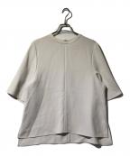 SOEJUソージュ）の古着「ライトクロスクルーネックブラウス」｜アイボリー