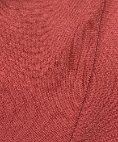 SOEJU（ソージュ）SOEJU (ソージュ) ジョーゼットバックリボンフレアスリーブブラウス レッド サイズ:Lの古着・服飾アイテム