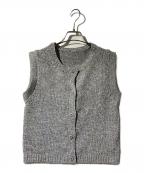 PLEATS PLEASEプリーツプリーズ）の古着「ニットベスト」｜グレー