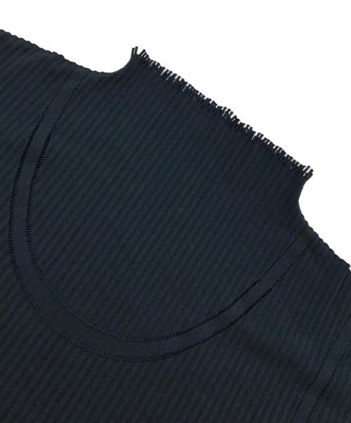 PLEATS PLEASE（プリーツプリーズ）PLEATS PLEASE (プリーツプリーズ) プリーツカットソー ブラック サイズ:3の古着・服飾アイテム