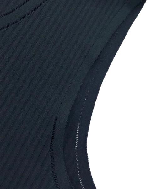 PLEATS PLEASE（プリーツプリーズ）PLEATS PLEASE (プリーツプリーズ) ノースリーブプリーツカットソー ブラック サイズ:3の古着・服飾アイテム