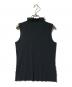 PLEATS PLEASE（プリーツプリーズ）の古着「ノースリーブプリーツカットソー」｜ブラック