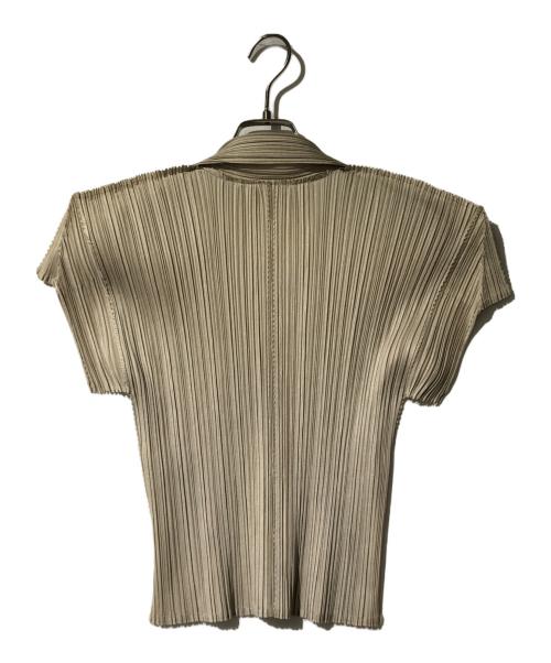 PLEATS PLEASE（プリーツプリーズ）PLEATS PLEASE (プリーツプリーズ) プリーツカットソー ベージュ サイズ:3の古着・服飾アイテム