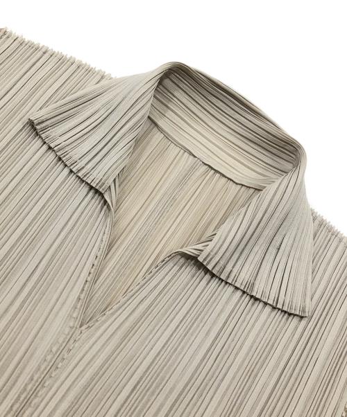 PLEATS PLEASE（プリーツプリーズ）PLEATS PLEASE (プリーツプリーズ) プリーツカットソー ベージュ サイズ:3の古着・服飾アイテム