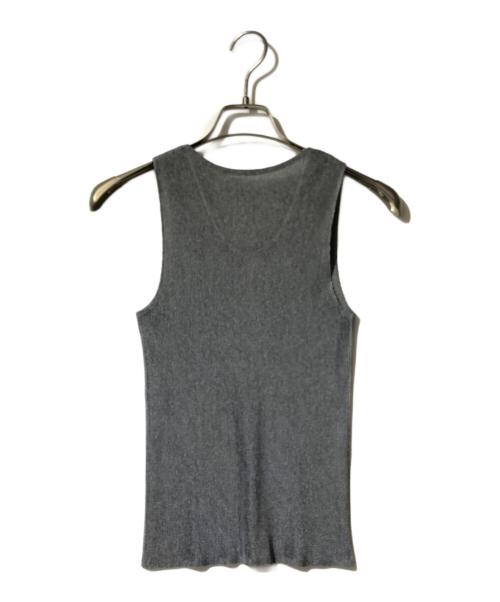 PLEATS PLEASE（プリーツプリーズ）PLEATS PLEASE (プリーツプリーズ) ノースリーブプリーツカットソー ライトグレー サイズ:3の古着・服飾アイテム