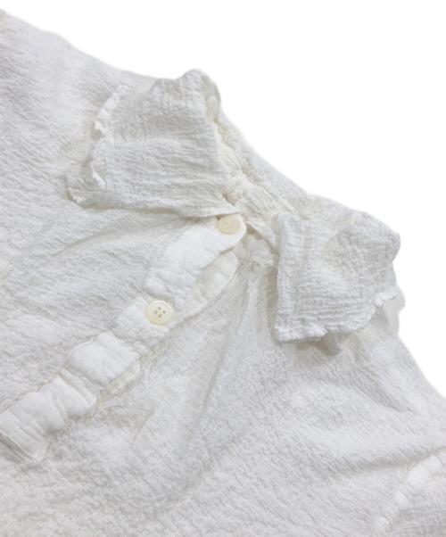 PLEATS PLEASE（プリーツプリーズ）PLEATS PLEASE (プリーツプリーズ) ストレッチプリーツカットソー/CAULIFLOWER COLOR TOPS アイボリー サイズ:-の古着・服飾アイテム