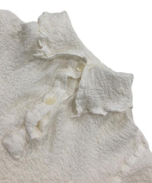 PLEATS PLEASE（プリーツプリーズ）PLEATS PLEASE (プリーツプリーズ) ストレッチプリーツカットソー アイボリー サイズ:-の古着・服飾アイテム