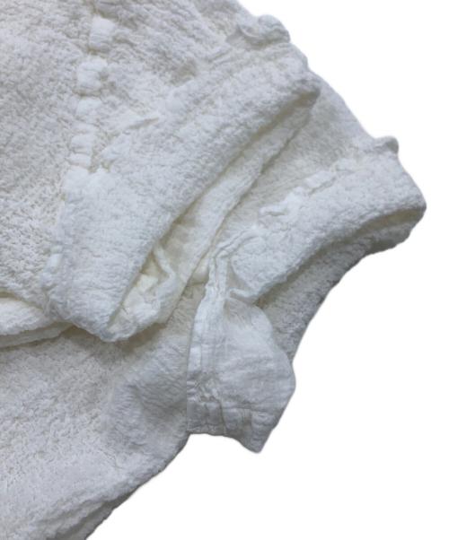 PLEATS PLEASE（プリーツプリーズ）PLEATS PLEASE (プリーツプリーズ) ストレッチプリーツカットソー アイボリー サイズ:-の古着・服飾アイテム