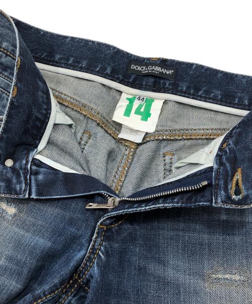 DOLCE & GABBANA（ドルチェ＆ガッバーナ）DOLCE & GABBANA (ドルチェ＆ガッバーナ) デニムパンツ インディゴ サイズ:44の古着・服飾アイテム