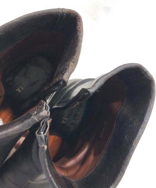 PREMIATA（プレミアータ）PREMIATA (プレミアータ) サイドジップブーツ ブラック サイズ:25の古着・服飾アイテム