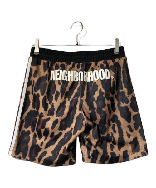 adidas（アディダス）adidas (アディダス) NEIGHBORHOOD (ネイバーフッド) レオパードショートパンツ ブラック サイズ:Mの古着・服飾アイテム