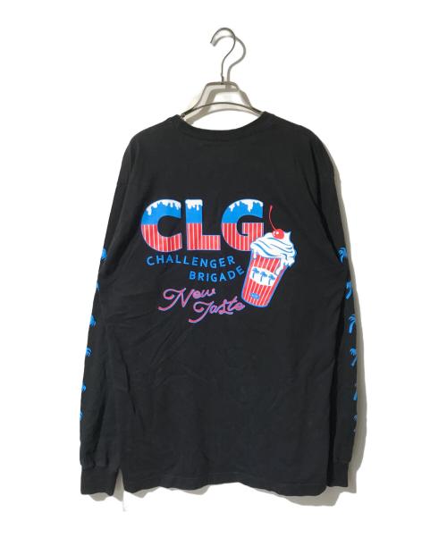 CHALLENGER（チャレンジャー）CHALLENGER (チャレンジャー) ロングスリーブカットソー ブラック サイズ:Ｌの古着・服飾アイテム