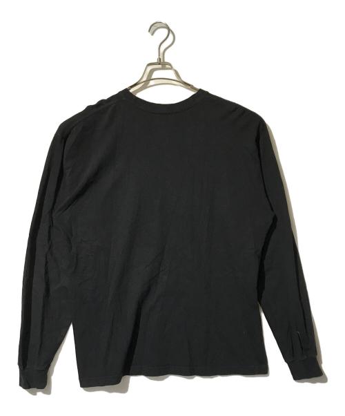 NEIGHBORHOOD（ネイバーフッド）NEIGHBORHOOD (ネイバーフッド) NH TEE LS-7 02/ロゴプリントカットソー ブラック サイズ:LARGEの古着・服飾アイテム