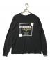 NEIGHBORHOOD（ネイバーフッド）の古着「NH TEE LS-7 02/ロゴプリントカットソー」｜ブラック