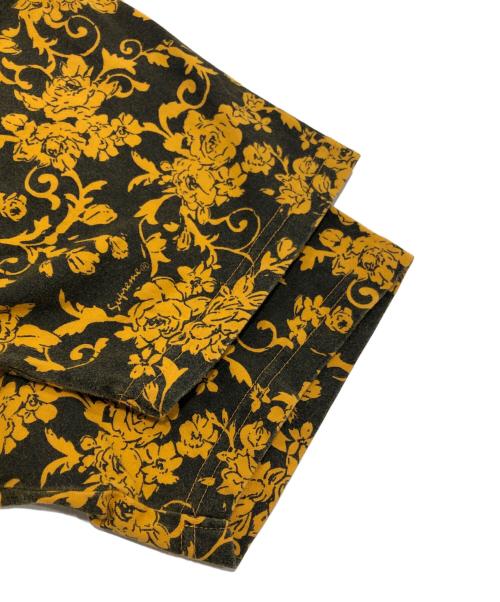 SUPREME（シュプリーム）SUPREME (シュプリーム) Small box logo tee black floral オレンジ サイズ:Mの古着・服飾アイテム