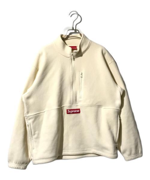 SUPREME（シュプリーム）SUPREME (シュプリーム) Polartec Half zip pull over ベージュ サイズ:MEDIUMの古着・服飾アイテム