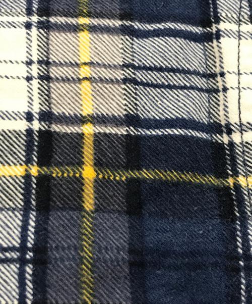 SUPREME（シュプリーム）SUPREME (シュプリーム) faux shearling lined flannel シャツ ネイビー サイズ:Mの古着・服飾アイテム