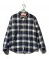 SUPREME（シュプリーム）の古着「faux shearling lined flannel シャツ」｜ネイビー
