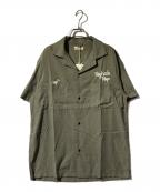 durable&comfortableドゥラブル＆カンファタブル）の古着「オープンカラーシャツ」｜オリーブ