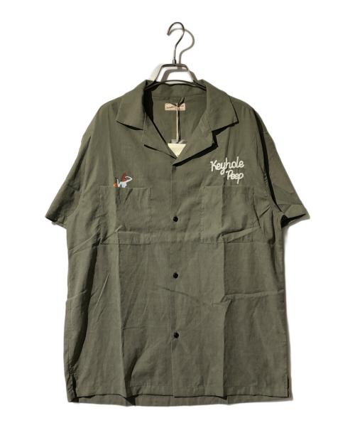 durable&comfortable（ドゥラブル＆カンファタブル）durable&comfortable (ドゥラブル＆カンファタブル) オープンカラーシャツ オリーブ サイズ:Mの古着・服飾アイテム