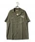 durable&comfortable（ドゥラブル＆カンファタブル）の古着「オープンカラーシャツ」｜オリーブ