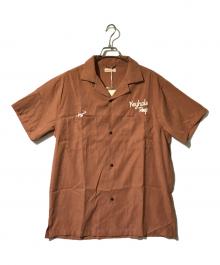durable&comfortable（ドゥラブル＆カンファタブル）の古着「オープンカラーシャツ」｜ブラウン