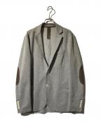 eleventyイレブンティ）の古着「エルボーパッチテーラードジャケット」｜グレー