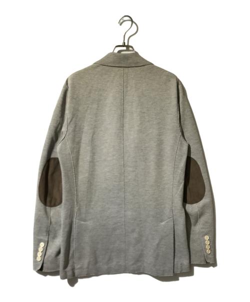 eleventy（イレブンティ）eleventy (イレブンティ) エルボーパッチテーラードジャケット グレー サイズ:46の古着・服飾アイテム
