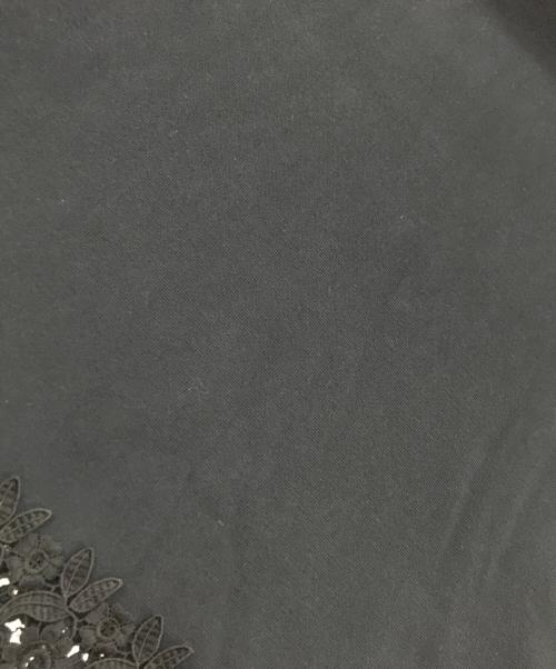 BEARDSLEY（ビアズリー）BEARDSLEY (ビアズリー) ノースリーブレース切替ニット ブラック サイズ:Fの古着・服飾アイテム