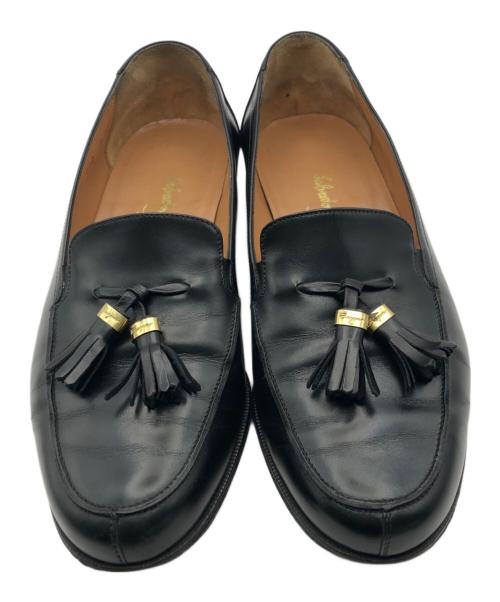 Salvatore Ferragamo（サルヴァトーレ フェラガモ）Salvatore Ferragamo (サルヴァトーレ フェラガモ) タッセルローファー ブラック サイズ:7の古着・服飾アイテム