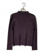 PLEATS PLEASEプリーツプリーズ）の古着「プリーツカットソー」｜パープル